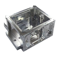 Boîtier électronique en alliage d'aluminium usiné CNC 5 axes sur mesure OEM