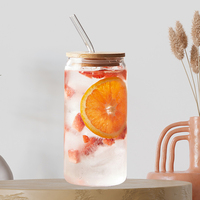 Vente chaude Nouveau Design Tasses à thé en verre avec couvercles Bouteilles d'eau