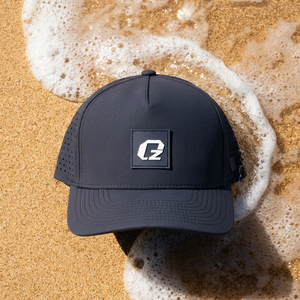 Gorra de Béisbol Deportiva Resistente al Agua para Hombre, con Perforaciones Cortadas con Láser, 5 Paneles, Poliéster, Logotipo Personalizado - Product Image 4