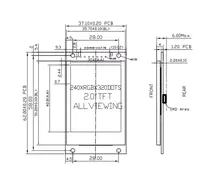 0,96 Zoll 1,3 Zoll 1,44 Zoll 1,54 Zoll 1,8 Zoll 2,0 Zoll TFT OLED Display LCD-Bildschirm SPI