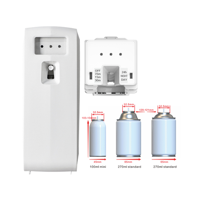 Wisekleen LED Automatic Air Freshener air Freshener Automatic Spray Refill Aerosol Perfume Dispenser Ambientadores Deing Aire