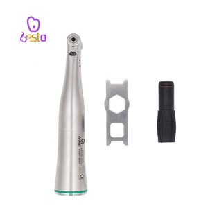 Dentaire 4:1 Fibre Optique LED Contre Angle Bouton Poussoir Basse Vitesse Pièce À Main Anneau Vert <span class=keywords><strong>Dentiste</strong></span> Pièce À Main Équipement De Dentisterie - Product Image 4