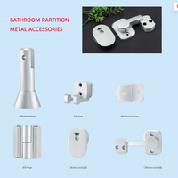 Ensembles personnalisés de cloisons de toilettes, accessoires métalliques et panneaux HPL (plastique stratifié haute pression), panneaux en résine phénolique OEM/ODM