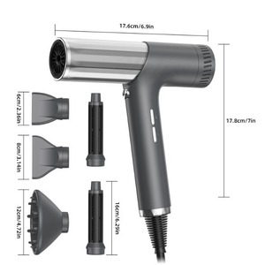 Multi Styler Hair Dryer 5 In 1 Negative Ion Fast Drying Brushless Motor With Diffuser And Concentrator Nozzles - Product Image 2