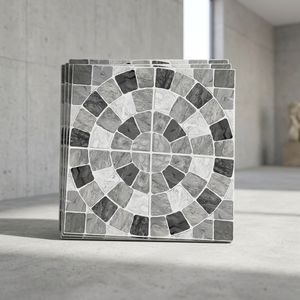 Vistaar Brand 9mm 400x400mm Embossed Non-Slip Porcelain Parking Tiles Outdoor Rustic Semi-matt Design - Product Image 1
