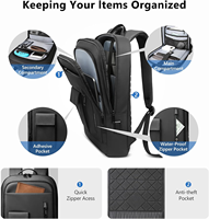 Sac à dos Oxford HEROIC KNIGHT antivol, pliable, imperméable, avec fermeture éclair, sac à outils multifonctionnel pour hommes