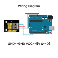 Para MÓDULO DE Sensor de efecto Hall 3,3 V-5V DC A3144E Sensor magnético de efecto Hall Sensores de presión