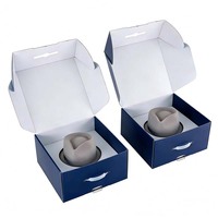 Caja de embalaje biodegradable resistente para envíos al por mayor, económica, con diseño de sombrero de vaquero, cinturón y túnica árabe, tamaño extragrande.