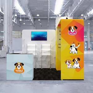 Penjualan paling laris tampilan latar belakang iklan bingkai aluminium Modular pameran portabel untuk pameran <span class=keywords><strong>Expo</strong></span> peralatan pameran dagang - Product Image 6