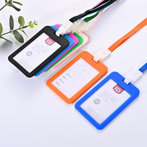 Porte-cartes d'identité avec lanière imprimée à prix compétitif personnalisé très vendu badge d'identification de travail - Product Image 2