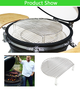 Auplex acciaio inox Kamado doppia griglia di cottura espansore metallo accessori per barbecue strumenti per campeggio e uso cottura carbone - Product Image 3