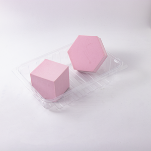 Pro Dusen profesional de grado alimenticio PET persegi nampan clamshell Tran sparan pembungkus Plastik blister - Product Image 1