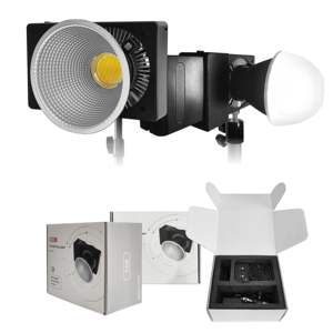 Lumière vidéo COB 100W pour l'éclairage <span class=keywords><strong>photographique</strong></span> de studio Photo et vidéo en direct <span class=keywords><strong>effet</strong></span> stroboscopique - Product Image 1