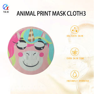 Y154-14 Mascherina in Tessuto di Fibra Vegetale con Stampa Personalizzata di Unicorno Divertente e Carino - Product Image 3