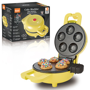 New Design 5 Pieces <b>Cake</b> Waffle Maker Automatic Electric Waffle Bowl Maker Home Non Stick <b>Mini</b> Bowl Waffle Maker - Product Image 4