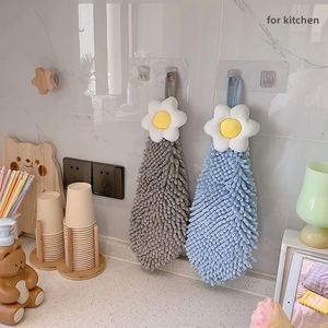 Bonita Toalla de Mano para Cocina, sin Pelusa, Colgante, de Chenilla, Absorbente, de Tela Gruesa, para Niños - Product Image 6