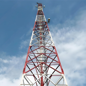 <span class=keywords><strong>Tour</strong></span> de télécommunication en acier galvanisé à chaud, à treillis triangulaire, pour station de base 5G et couverture téléphonique - Product Image 6