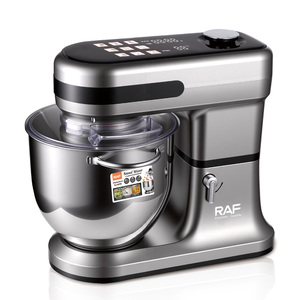 Batidora de Pedestal RAF de 2200W con Tazón de Acero Inoxidable de 10L, 12 Velocidades, Control Antisalpicaduras y Pantalla Táctil para Repostería Casera - Product Image 5