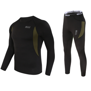 Ensemble de <span class=keywords><strong>sous</strong></span>-<span class=keywords><strong>vêtements</strong></span> thermiques camouflage vert <span class=keywords><strong>pour</strong></span> homme, respirant et isolant, idéal <span class=keywords><strong>pour</strong></span> <span class=keywords><strong>l</strong></span>'<span class=keywords><strong>hiver</strong></span> et les activités extérieures par temps froid - Product Image 2