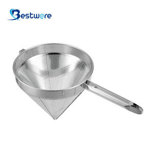 Embudo De Acero inoxidable para cocina, accesorios De Acero inoxidable, taza China, <span class=keywords><strong>colador</strong></span> De malla <span class=keywords><strong>chino</strong></span> - Product Image 1