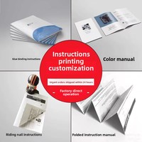 Brochures d'introduction, manuels d'utilisation, livrets d'instructions, dépliants à une page, prospectus pliés, papier couché, impression quadricolore
