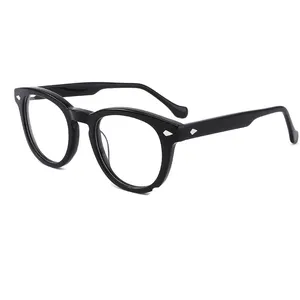 Alta qualidade transparente quadrado acetato óculos personalizável óculos ópticos quadros claro óculos retângulo para homens mulheres