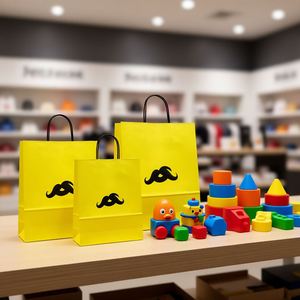 Bolsas de Papel Kraft Resistentes al por Mayor, Bolsas Ecológicas Económicas con Impresión Personalizada - Product Image 2