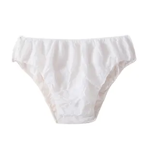 WOMENS DISPOSABLE 100% COTTON UNDERWEAR - FOR TRAVEL- HOSPITAL STAYS-  EMERGENCIES 10-PACK 