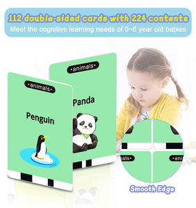 AiJH Cartes Flash <span class=keywords><strong>Anglais</strong></span> Parler Apprentissage Ressources éducatives Langue Cartes papier Machine d'apprentissage Jouets - Product Image 2