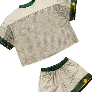 <span class=keywords><strong>Ensemble</strong></span> <span class=keywords><strong>short</strong></span> et t-<span class=keywords><strong>shirt</strong></span> ample en mesh pour homme, imprimé numérique personnalisé, football, basketball, été - Product Image 2