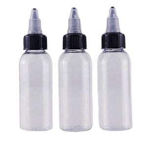 Screw Twist Transparent Top Pointed Mouth Cap <b>Bottle</b> Pointed Mouth Plastic Squeeze <b>Bottle</b> - Product Image 3