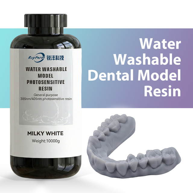 Water Washable Liquid 405nm UV Light Resin Polymer with Low Odor 100% Purity CE Certified for LCD DLP SLA 3D Printers
