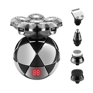 For 6 Blade IPX7 Waterproof Foil <b>Shaver</b> for Men Wet/Dry USB Rechargeable Face Trimmer with Li-ion <b>Battery</b> and 90-Minute Runtime - Product Image 1