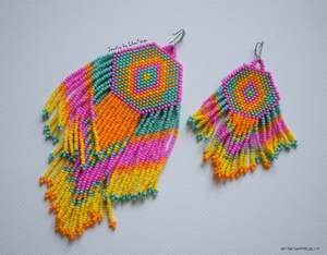 Pendientes Largos con Flecos Hechos a Mano, Modelo Happiness - Product Image 1
