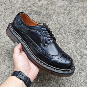 Zapatos de vestir formales de lujo con punta redonda y estilo Brogue, zapatos de cuero elegantes y casuales para fiestas. - Product Image 2
