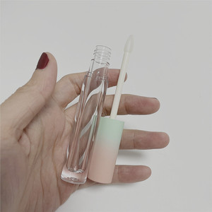 Envases de brillo de labios vacíos de 3ml únicos, envases de tubo de brillo de labios <span class=keywords><strong>unicornio</strong></span> con aplicador de cepillo - Product Image 4