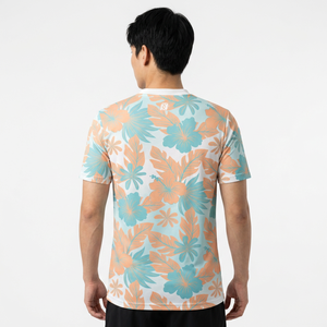 Custom OEM ODM Breathable Four-Way Stretch Sweat-Wicking Quick Dry Spandex/Polyester Sublimation Printed Seamless Regular Fit - Product Image 2