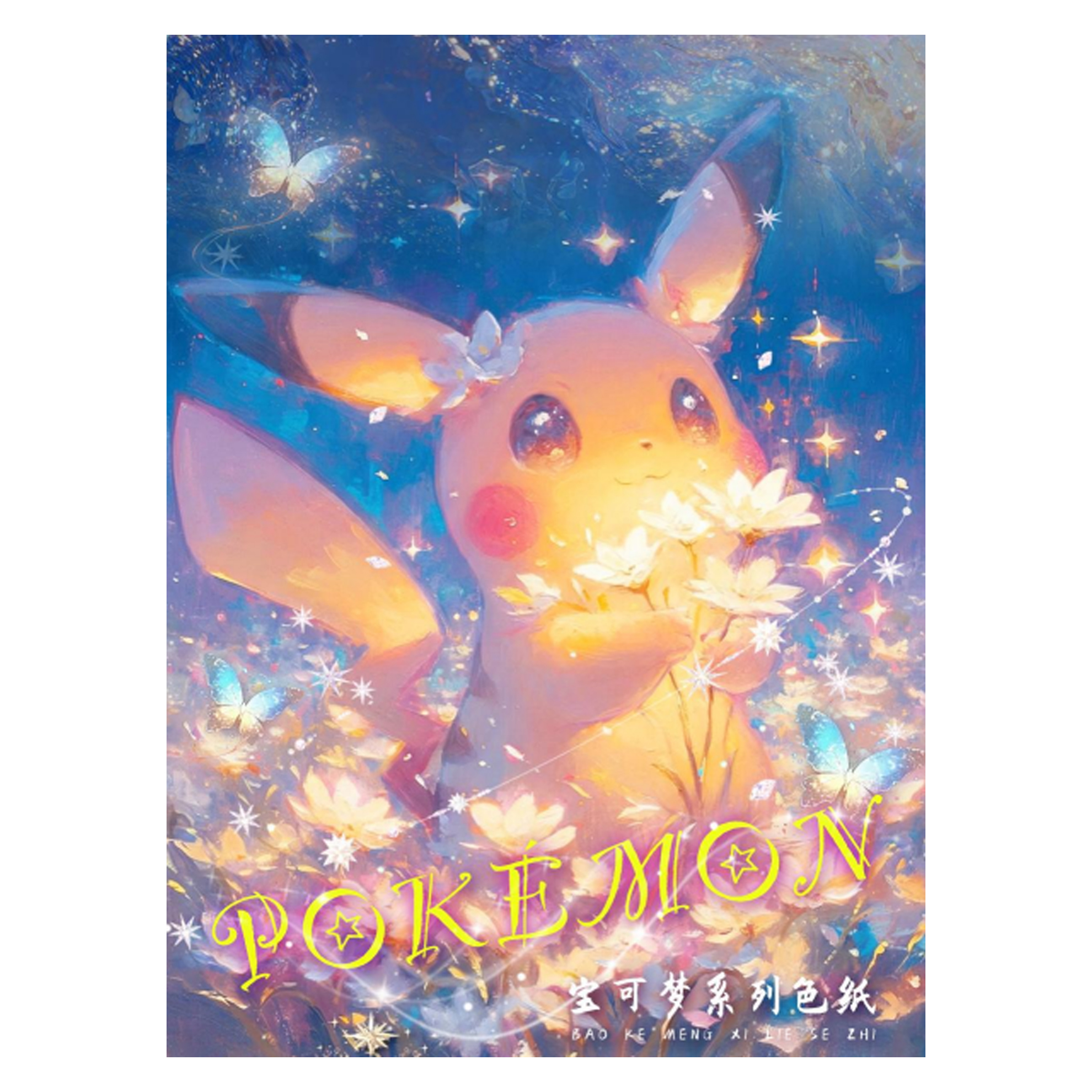 Pokemoned Starry Sky Dreamy Shikishi Series Pokemoned Art Boards