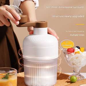 Máquina de afeitar de hielo Manual de plástico de nuevo estilo para uso doméstico de verano pequeña capacidad de 1-2L fabricante de bloques de hielo caseros - Product Image 1