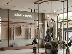 Diseño Interior de Tienda de Ropa Moderna, Muebles a Medida para Boutique de Ropa, Unidades de Exhibición para Minoristas - Product Image 4