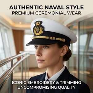 Gorras <span class=keywords><strong>de</strong></span> Oficial <span class=keywords><strong>de</strong></span> la Mejor Calidad a Precio <span class=keywords><strong>de</strong></span> Mayoreo para Adultos, con Logotipo Personalizado, <span class=keywords><strong>Gorra</strong></span> <span class=keywords><strong>de</strong></span> Capitán, Disfraz <span class=keywords><strong>de</strong></span> Capitán - Product Image 5