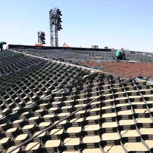 نظام جيوسيل الخلوي، شبكة حصى للممرات، جيوسيل من البولي إيثيلين عالي الكثافة على شكل خلية نحل للممرات - Product Image 2