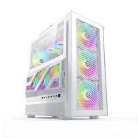 Computadora de Escritorio E5 2673 V3 8/16GB 500G 1TB SSD RX580 8G Quad Core Win10 PC para Diseño, Dibujo y Juegos