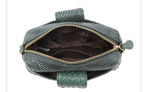 크로스 바디 파이썬 패턴 가죽 가방 여성 클러치 백 이브닝 파티 숙녀 뱀 가죽 숄더 백 카드 동전 지갑 - Product Image 2