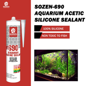 <span class=keywords><strong>SOZEN</strong></span>-690 Scellant silicone pour aquarium à séchage rapide, nouveau produit pour la construction, scellant silicone pour verre de l'usine <span class=keywords><strong>Sozen</strong></span> - Product Image 2