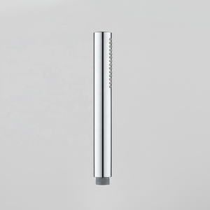 Pommeau de douche cylindrique moderne et élégant, finition chromée effet miroir, avec jets matriciels denses et large débit de pluie pour salle de bain - Product Image 3