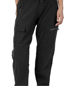 Veste de randonnée d'hiver personnalisée en polyester tricoté, coupe-vent, imperméable, douce, grande taille, à col roulé zippé, imprimée - Product Image 3