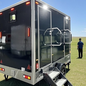 Luxury Customized Restroom Mobile Luxury Bathroom <b>Portable</b> <b>Toilet</b> Trailer - Product Image 3