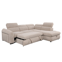 Canapé-lit pliant rectangulaire trois places, design européen, avec rangement, en tissu, confortable, durable et écologique – Le choix des grossistes leader