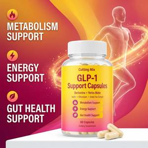 Cápsulas de Apoyo a GLP-1 de Marca Privada OEM con Berberina, Cromo, 5-HTP, Yerba Mate y FOS para el Bienestar Metabólico y Digestivo, 60 Unidades - Product Image 3